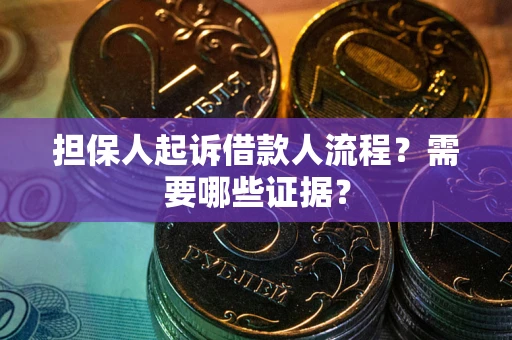 济南担保人起诉借款人流程？需要哪些证据？